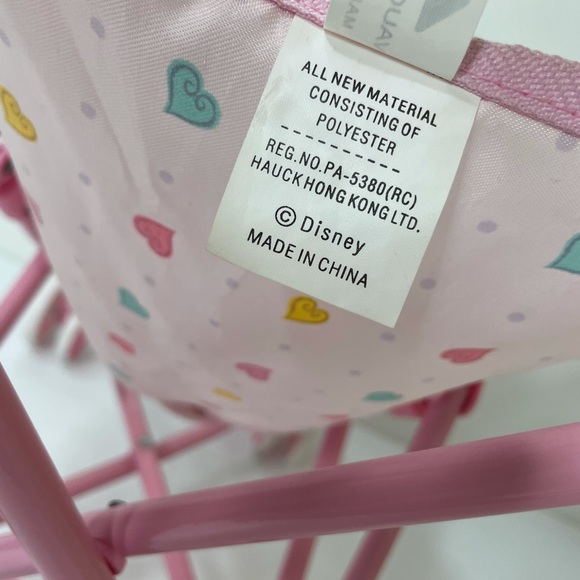 Disney Baby Doll Stroller Pink Satin Hearts Princess Doll Stroller - Picture 11 of 15